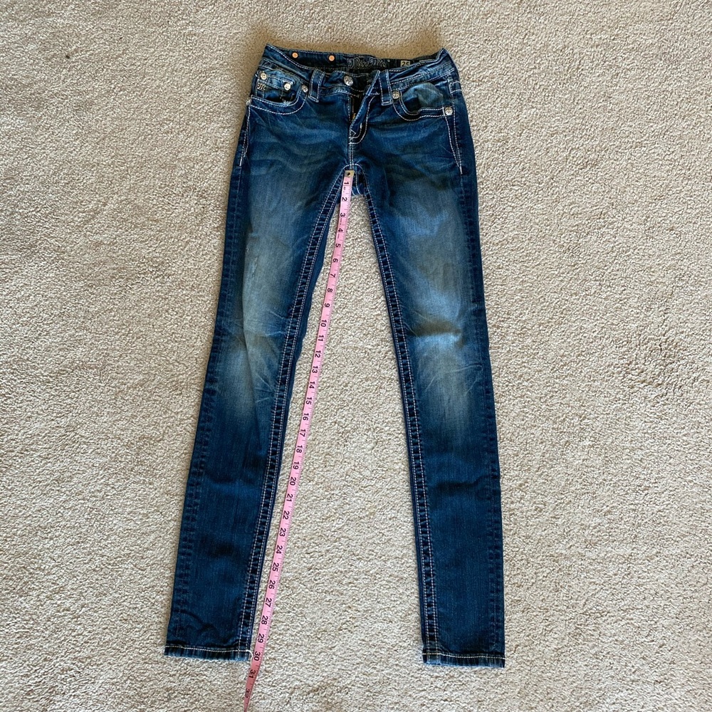 Miss Me Skinny Jeans Angel Wings - Picture 7 of 8